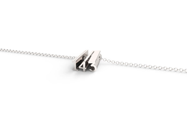 143 (i love you) Necklace - SILVER