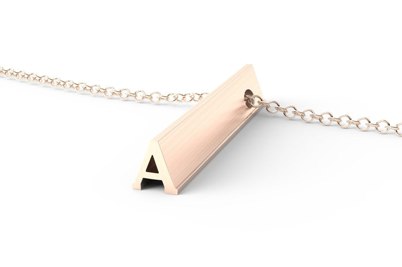 A - Long Pendant Necklace