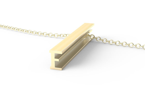 E - Long Pendant Necklace