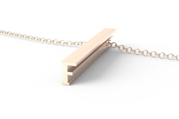 F - Long Pendant Necklace