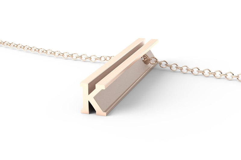 K - Long Pendant Necklace
