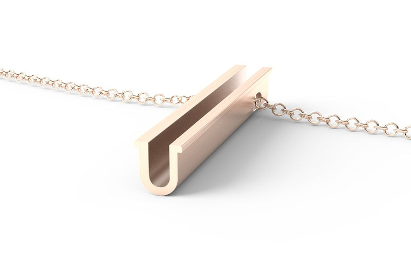 U - Long Pendant Necklace