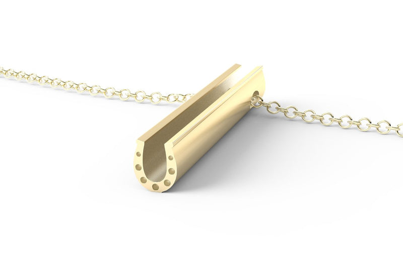 HORSESHOE - Long Pendant Necklace
