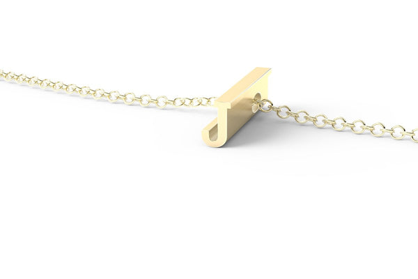 J - Short Pendant Necklace