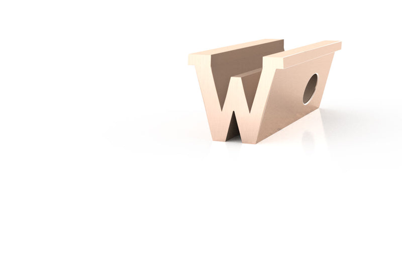 Letter W - Pendant