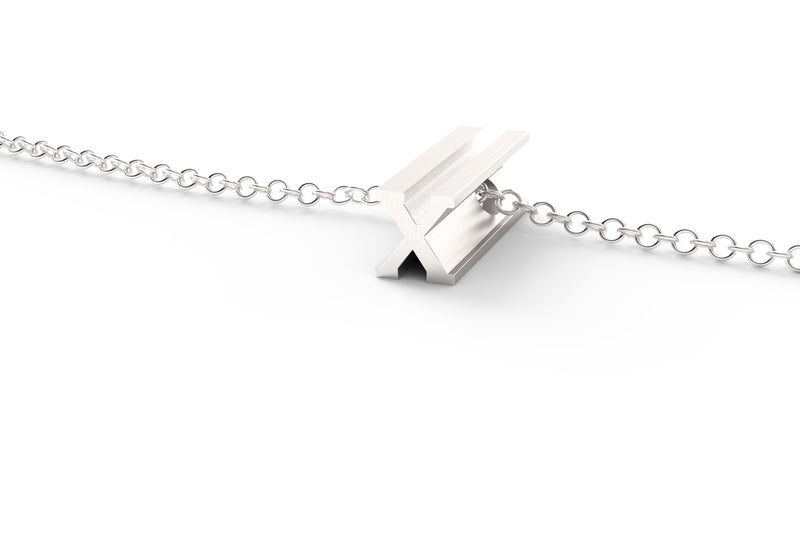 Silver Pendant Necklace - Short