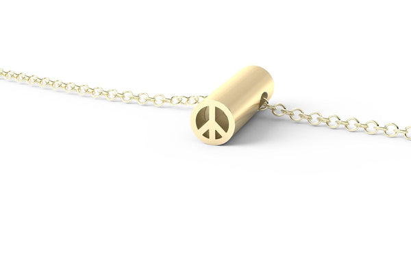 PEACE - Short Pendant Necklace