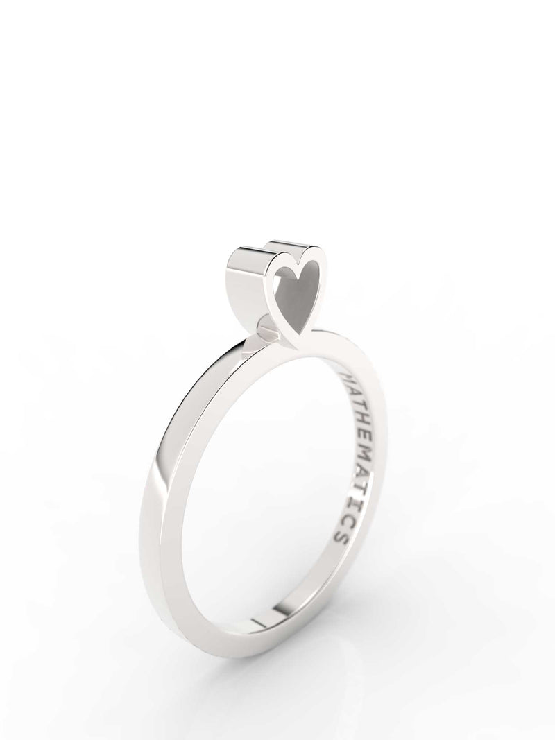 HEART RING STERLING SILVER