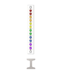 I-Beam (Strength) Rainbow Pendant Component - Silver