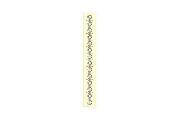 I-BEAM - 14k Diamond Pavé - Pendant