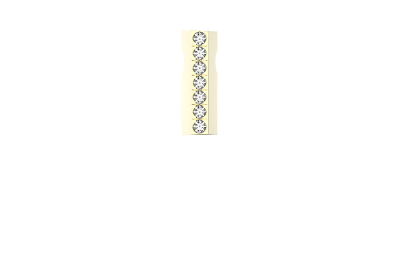 STONE BAR - 14k Diamond Pavé - Pendant